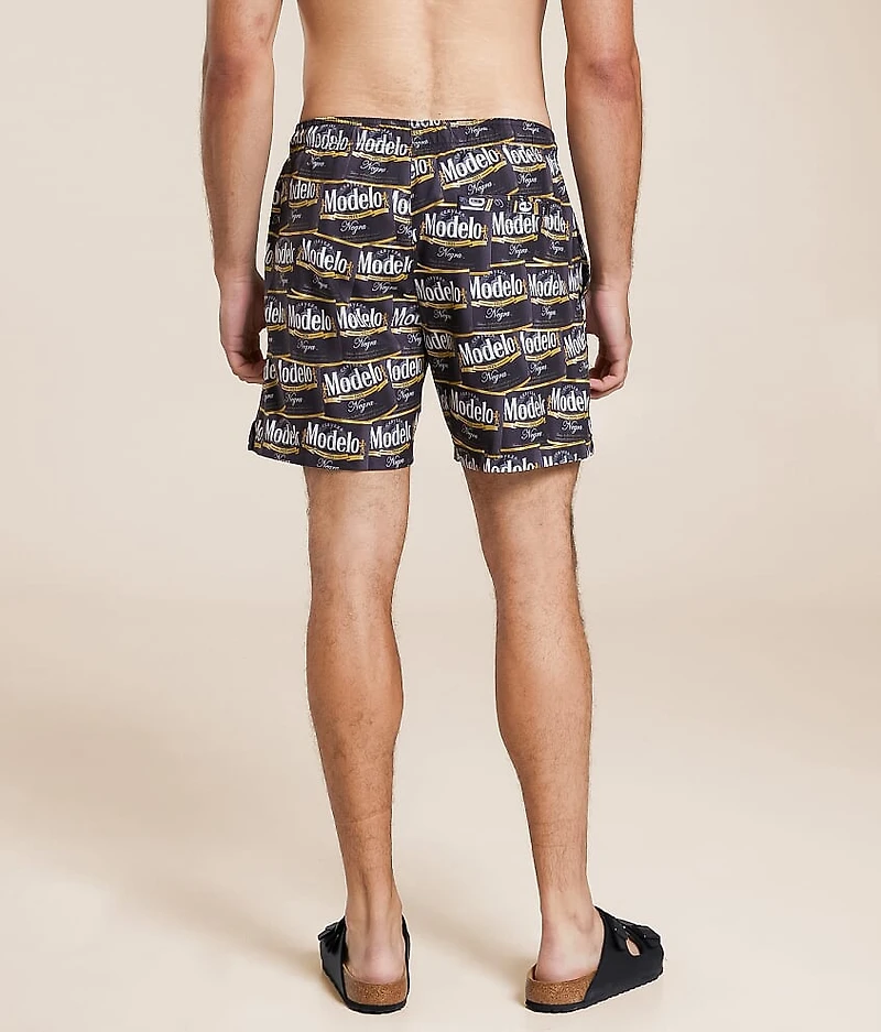 Modelo™ Labels Stretch Swim Trunks