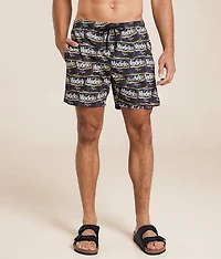 Modelo™ Labels Stretch Swim Trunks
