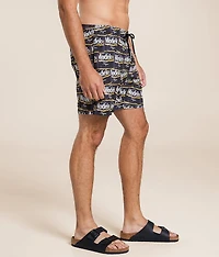 Modelo™ Labels Stretch Swim Trunks