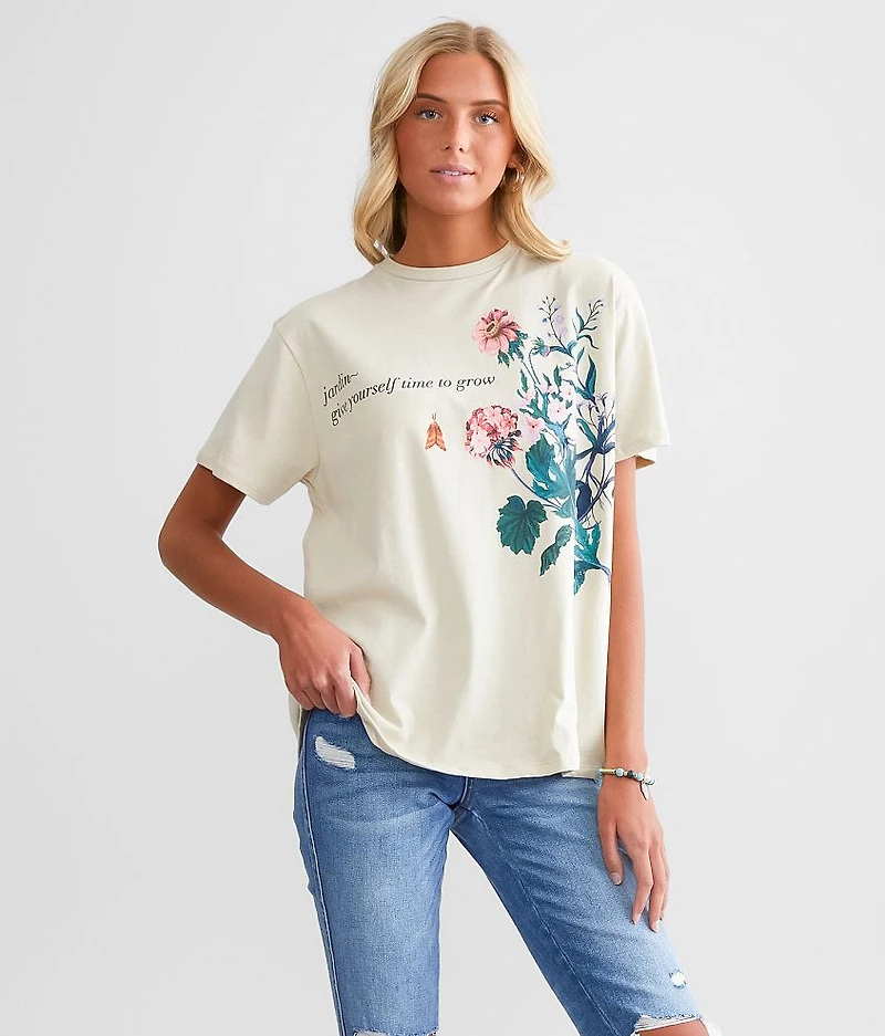 Abstract Flowers T-Shirt