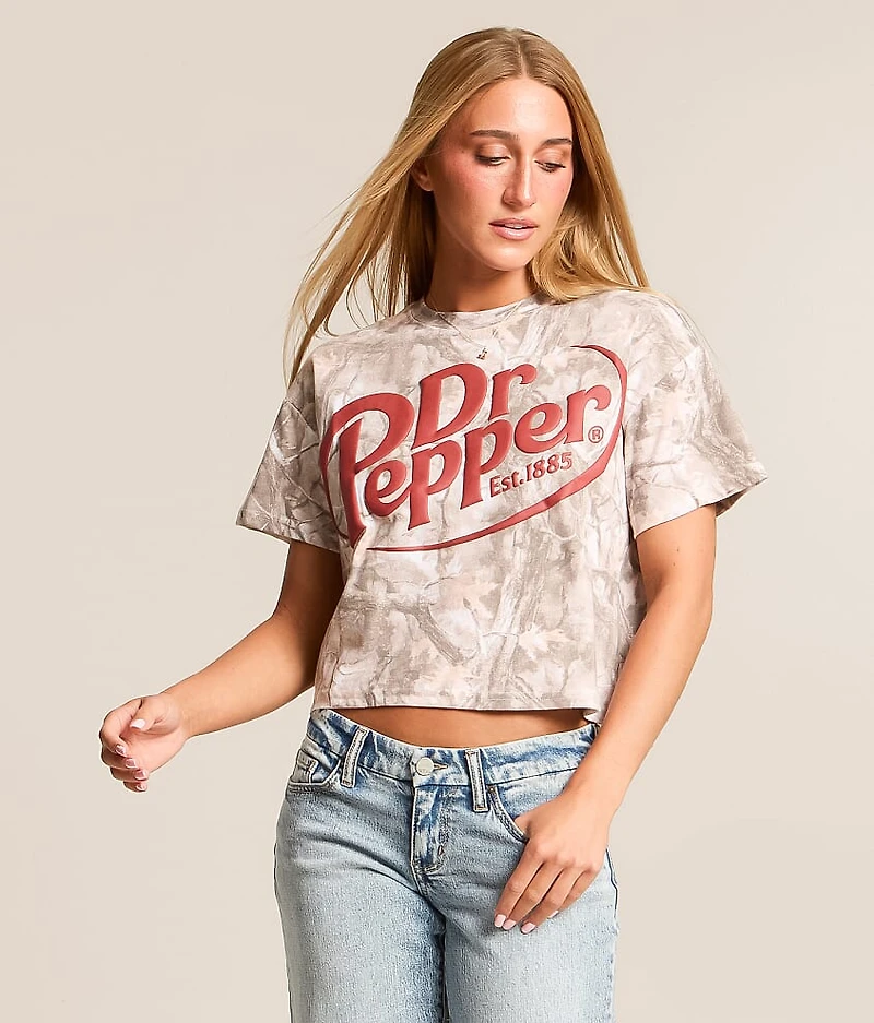Dr. Pepper Camo Cropped T-Shirt