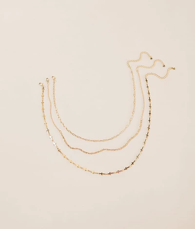 3 Pack Cross Necklace Set