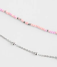 Beaded Ankle Bracelet