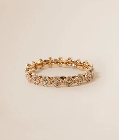 Glitz Clover Bracelet