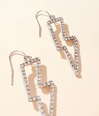Glitz Lightning Bolt Earring
