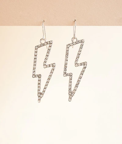 Glitz Lightning Bolt Earring