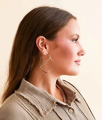 Geo Hoop Earring