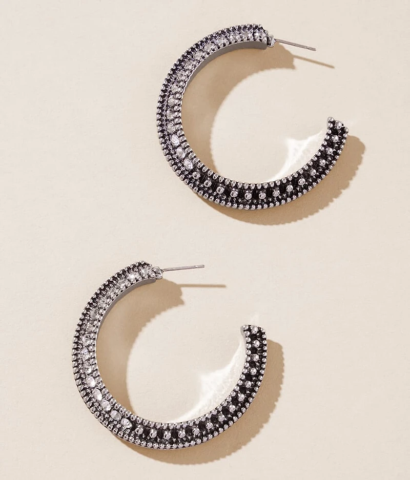 Glitz Hoop Earring