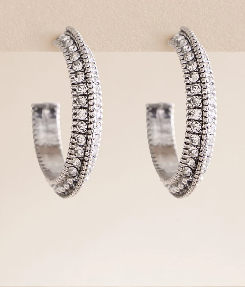 Glitz Hoop Earring