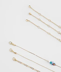 3 Pack Beaded Necklace Set