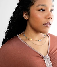 3 Pack Beaded Necklace Set