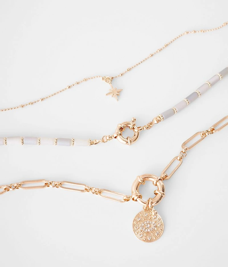 3 Pack Mixed Necklace Set