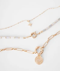 3 Pack Mixed Necklace Set