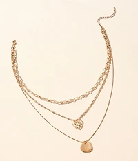 Heart Tiered Necklace