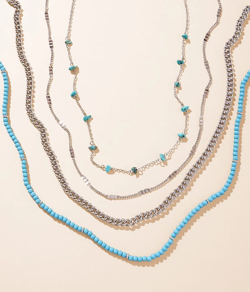 4 Pack Western Necklace Set