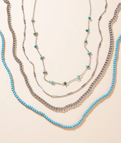 4 Pack Western Necklace Set