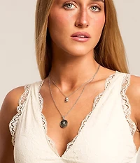 2 Pack Charm Necklace Set