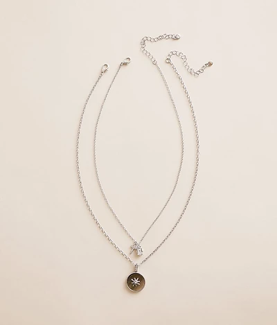 2 Pack Charm Necklace Set