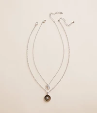 2 Pack Charm Necklace Set