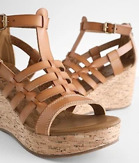 Piper Stacked Wedge Sandal