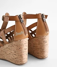 Piper Stacked Wedge Sandal