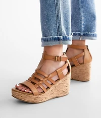 Piper Stacked Wedge Sandal