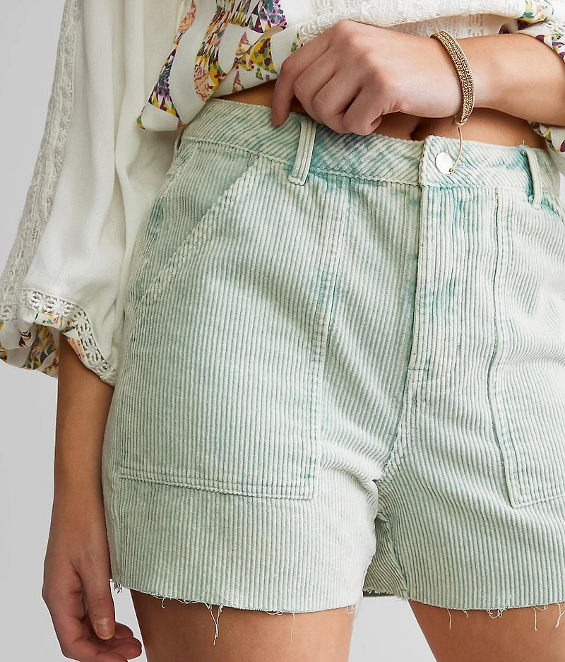 Washed Corduroy Short