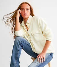 Textured Rib Knit Shirt