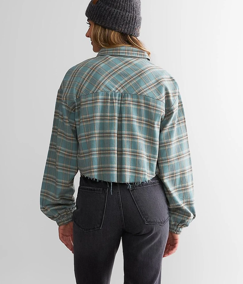 Plaid Cropped Shirt