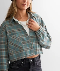 Plaid Cropped Shirt