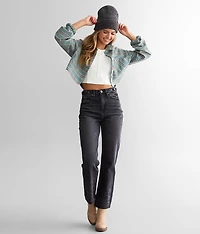 Plaid Cropped Shirt