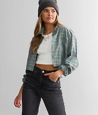 Plaid Cropped Shirt