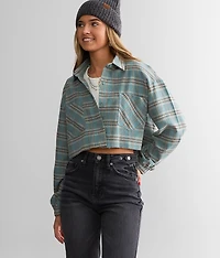 Plaid Cropped Shirt