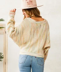 Striped Boat Neck Sweater