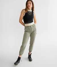 Mesh Mock Neck Tank Top