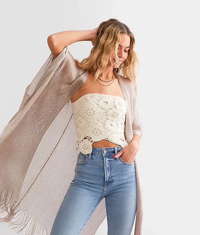 Floral Crochet Tube Top