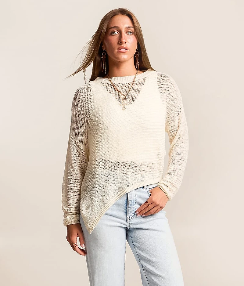 Asymmetrical Hem Sweater