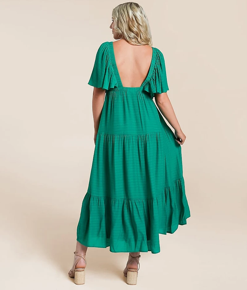 Ruffle Midi Dress