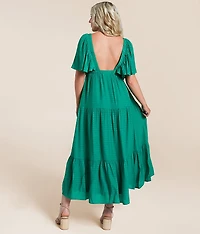 Ruffle Midi Dress