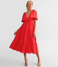 Ruffle Midi Dress