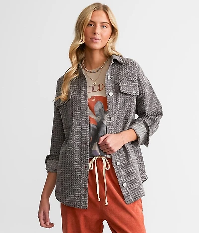 Textured Knit Shacket
