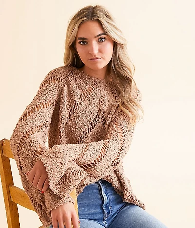 Chevron Nubby Sweater