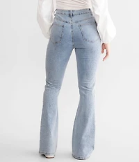 Ultra High Rise Rhinestone Flare Stretch Jean