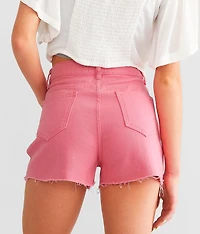 Ultra High Rise Rhinestone Fringe Short