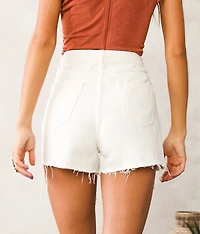 Ultra High Rise Rhinestone Fringe Short