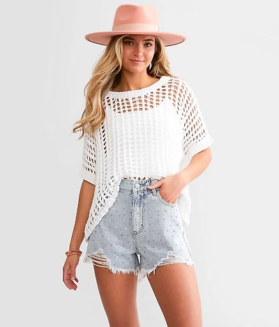 Rhinestone Ultra High Rise Short