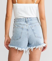 Ultra High Rise Rhinestone Fringe Short