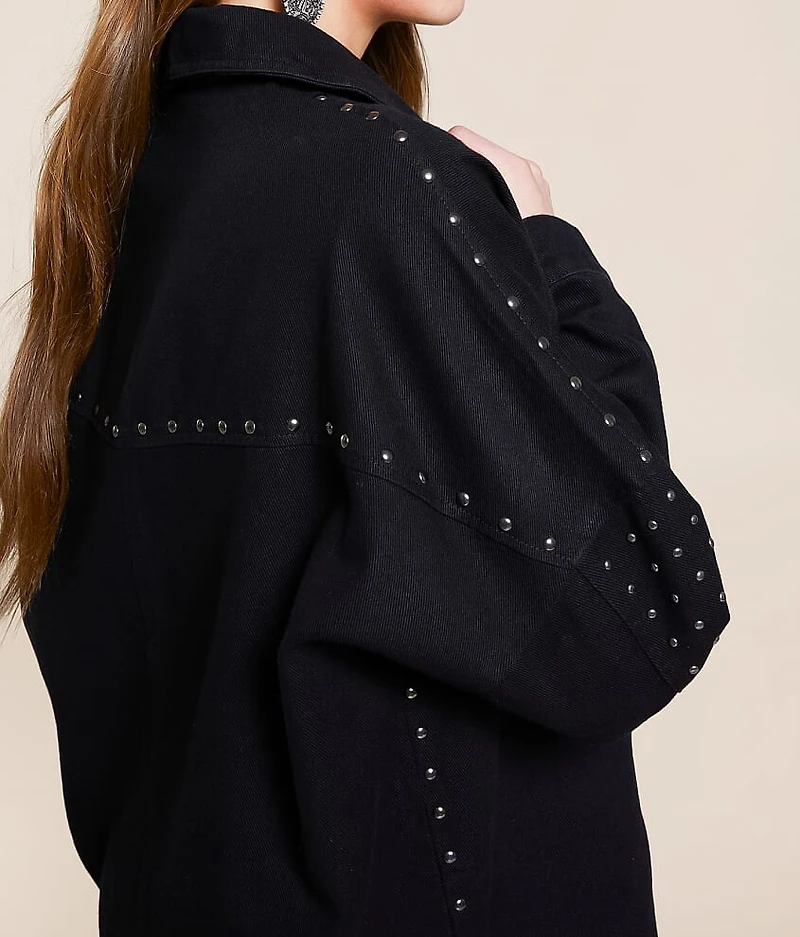 Studded Denim Jacket