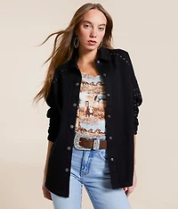 Studded Denim Jacket
