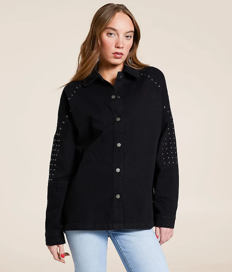 Studded Denim Jacket